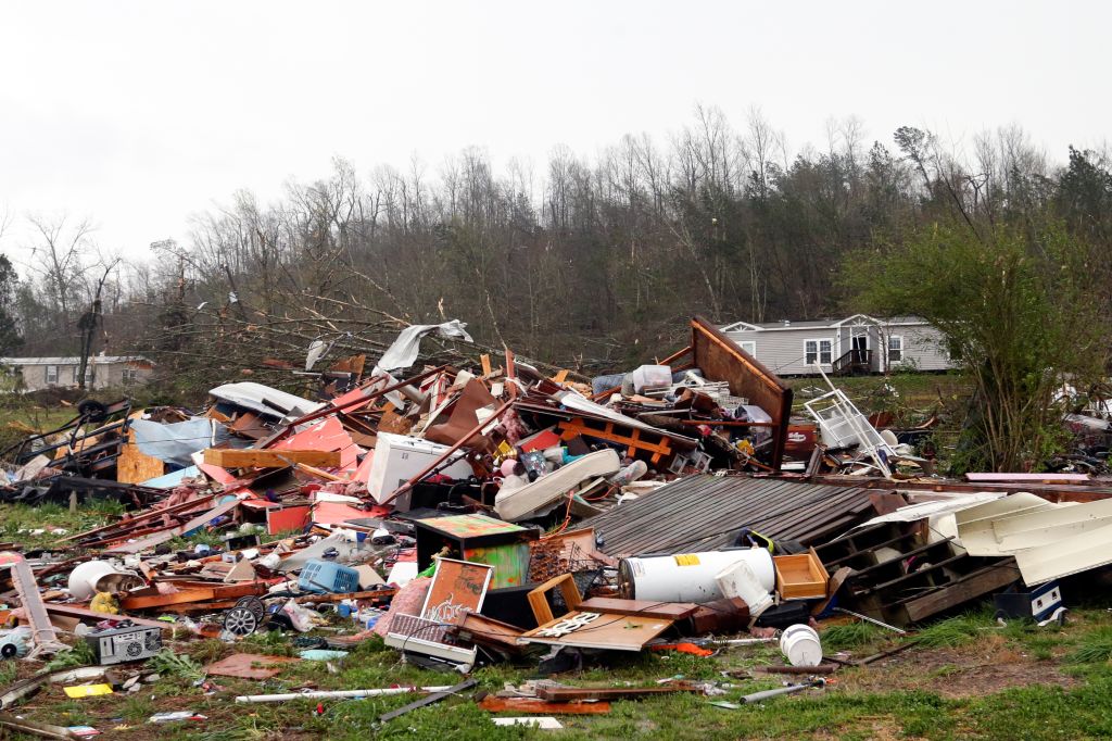 Photos: Deadly tornadoes, storms sweep through Deep South