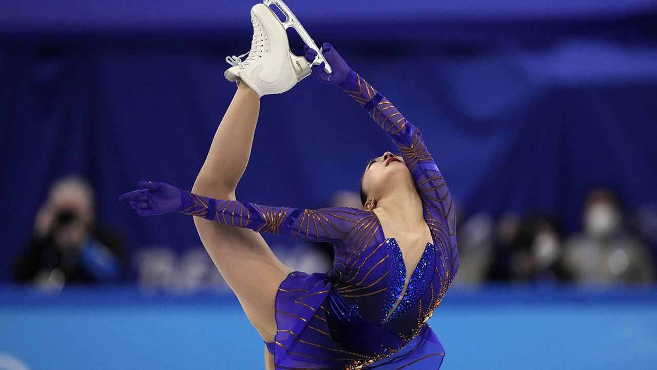 Women's free skate program at the Beijing Olympics