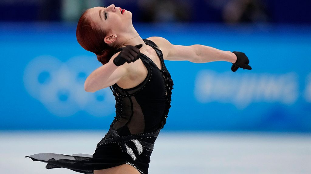 Women's free skate program at the Beijing Olympics
