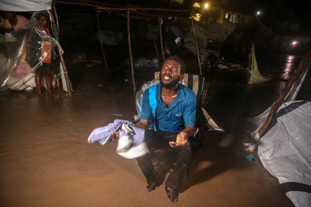 Photos: Tropical Depression Grace drenches earthquake-damaged Haiti
