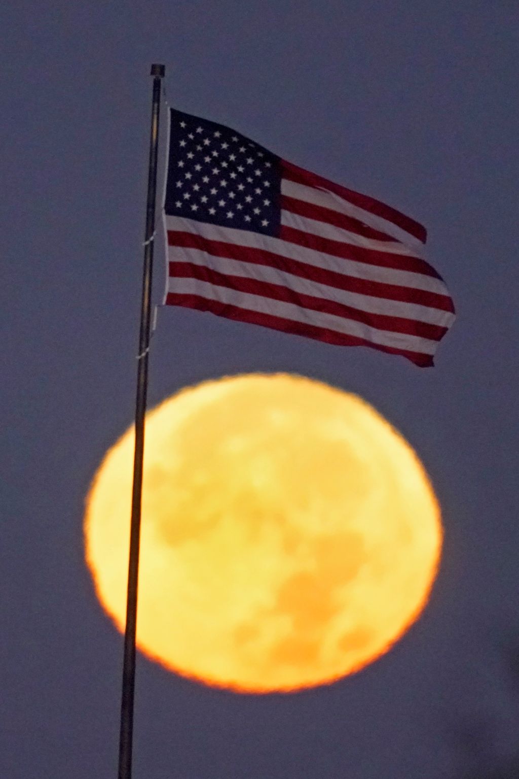 Photos: Halloween Blue Moon brightens the night sky