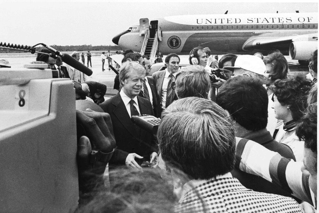 Jimmy Carter and his family