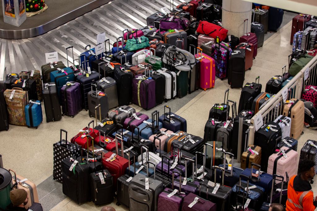 Passengers stranded, bags pile up as Southwest cancels flights