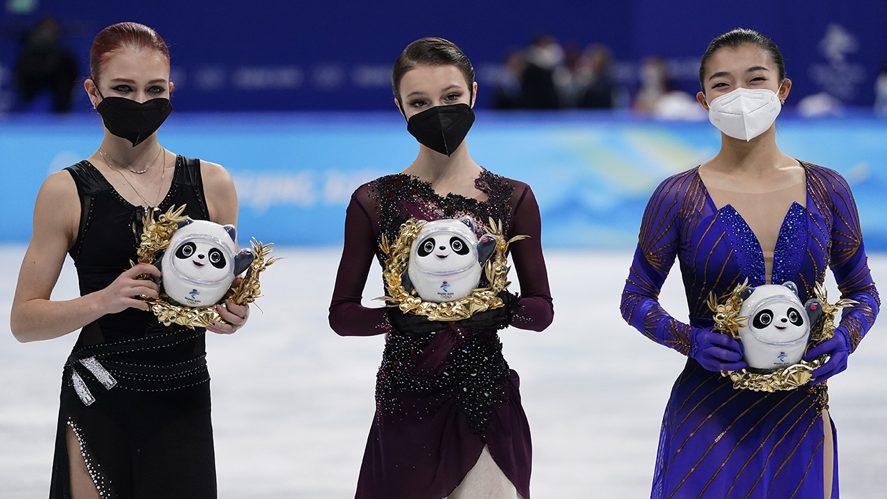 Women's free skate program at the Beijing Olympics