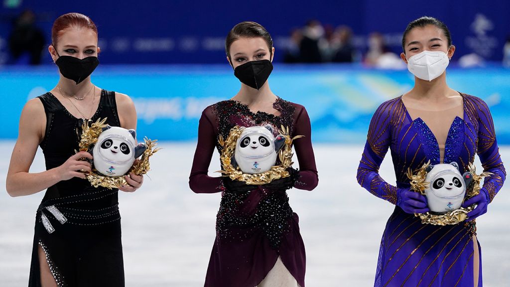 Women's free skate program at the Beijing Olympics