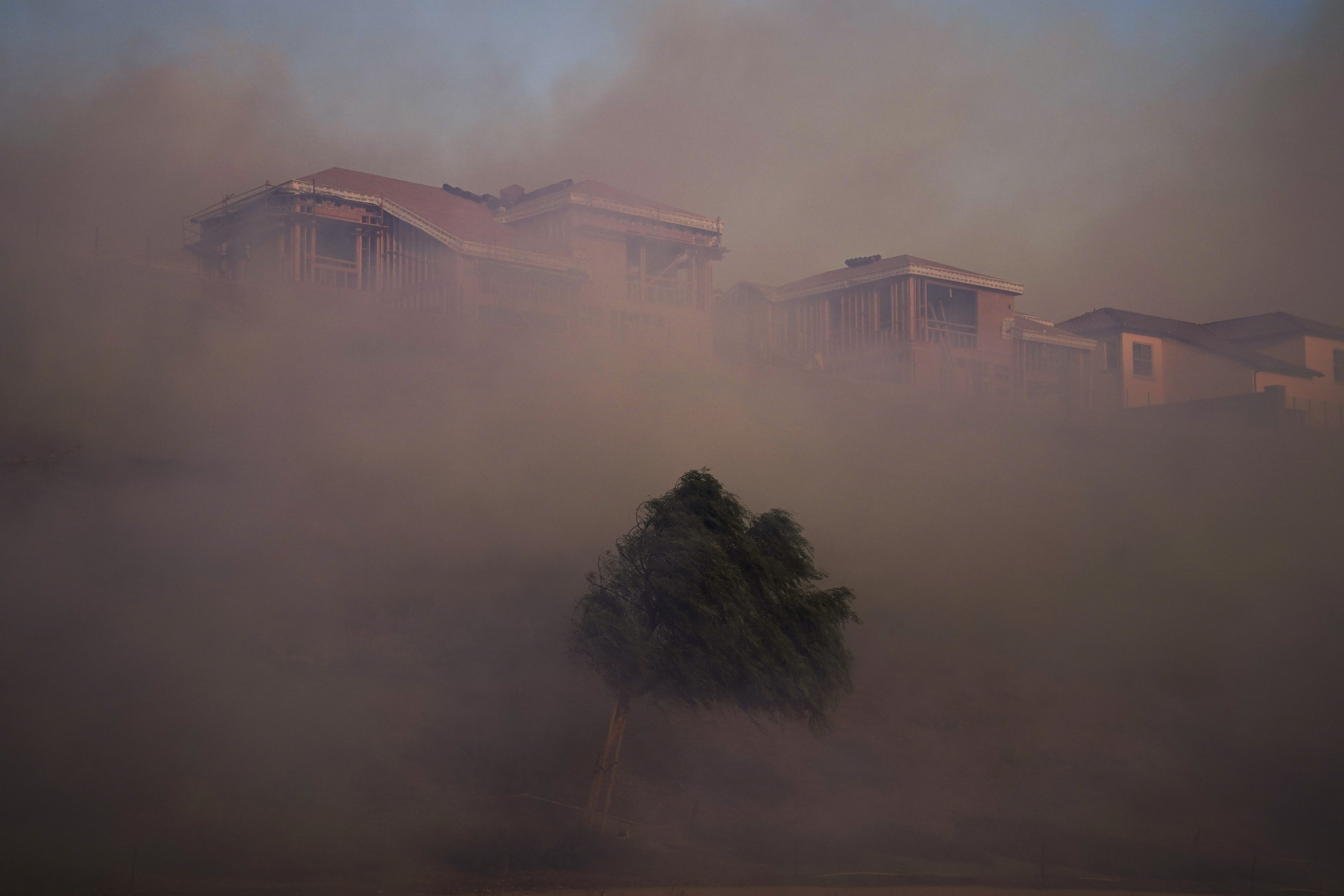 Photos: Silverado Fire in Southern California forces thousands to evacuate
