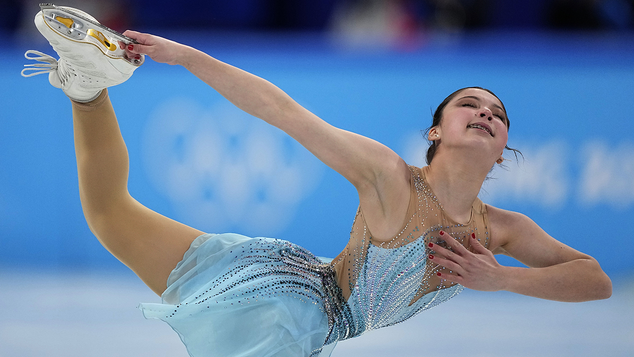 Women's free skate program at the Beijing Olympics