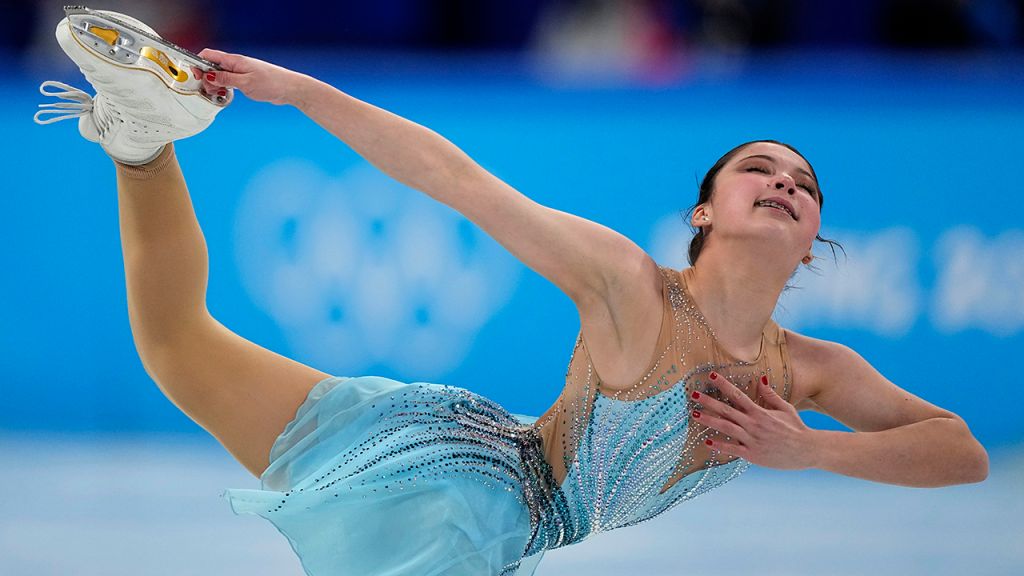 Women's free skate program at the Beijing Olympics
