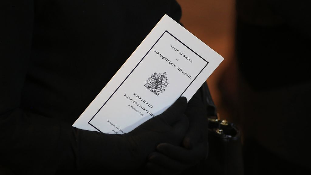 The Coffin Carrying Queen Elizabeth II Is Transferred From Buckingham Palace To The Palace Of Westminster