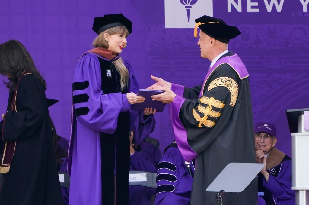 Photos: Taylor Swift delivers commencement address at NYU