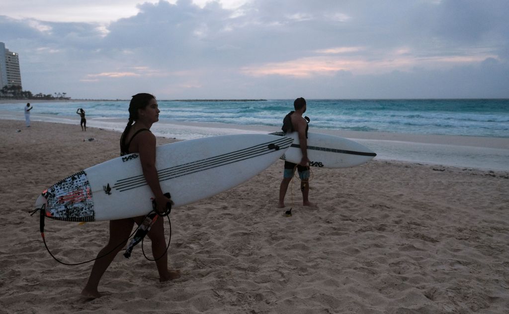 Photos: Hurricane Zeta makes landfall along Mexico's Yucatan Peninsula