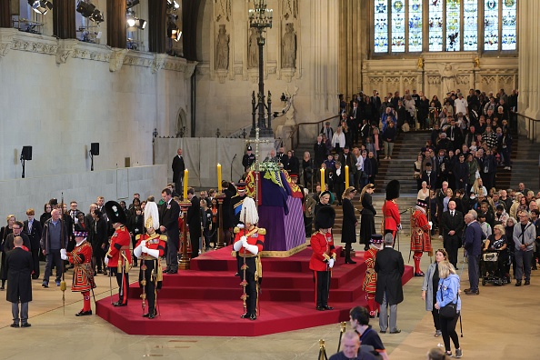 William, Harry, cousins stand vigil by Queen Elizabeth II's coffin