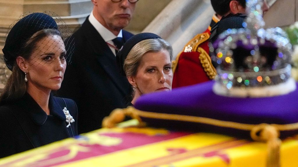 Photos: Thousands line procession route to honor Queen Elizabeth II