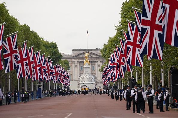 Photos: Crowds gather ahead of Queen Elizabeth II's coffin procession