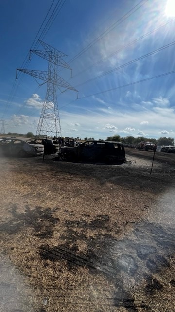 73 cars destroyed by fire, explosions at pumpkin patch