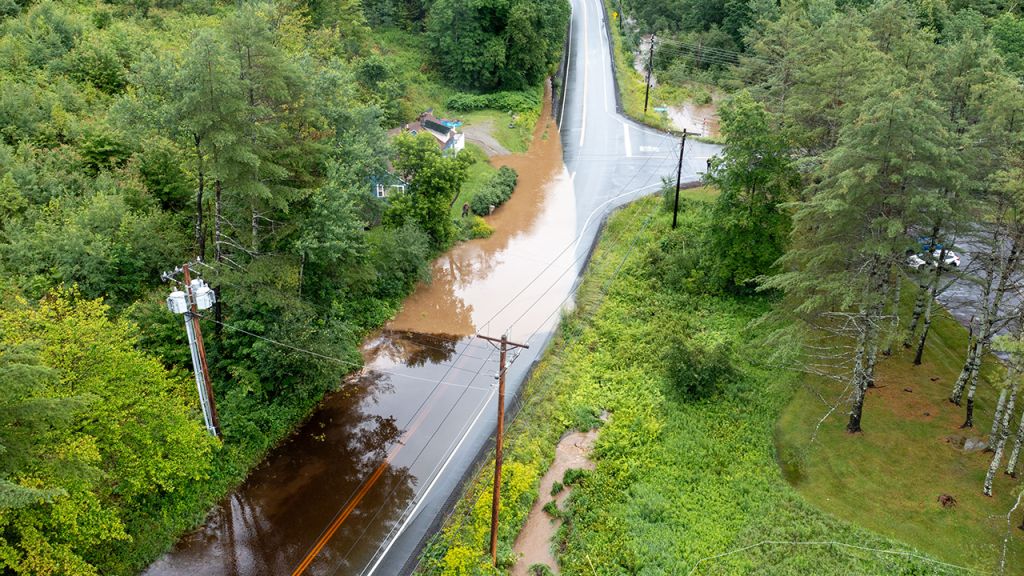 Catastrophic flooding swamps Vermont