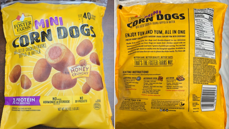 Recall alert: Over 76K pounds of frozen mini corn dogs recalled due to possible spoilage