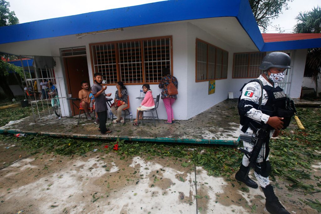 Photos: Hurricane Grace slams Mexico's Caribbean coast