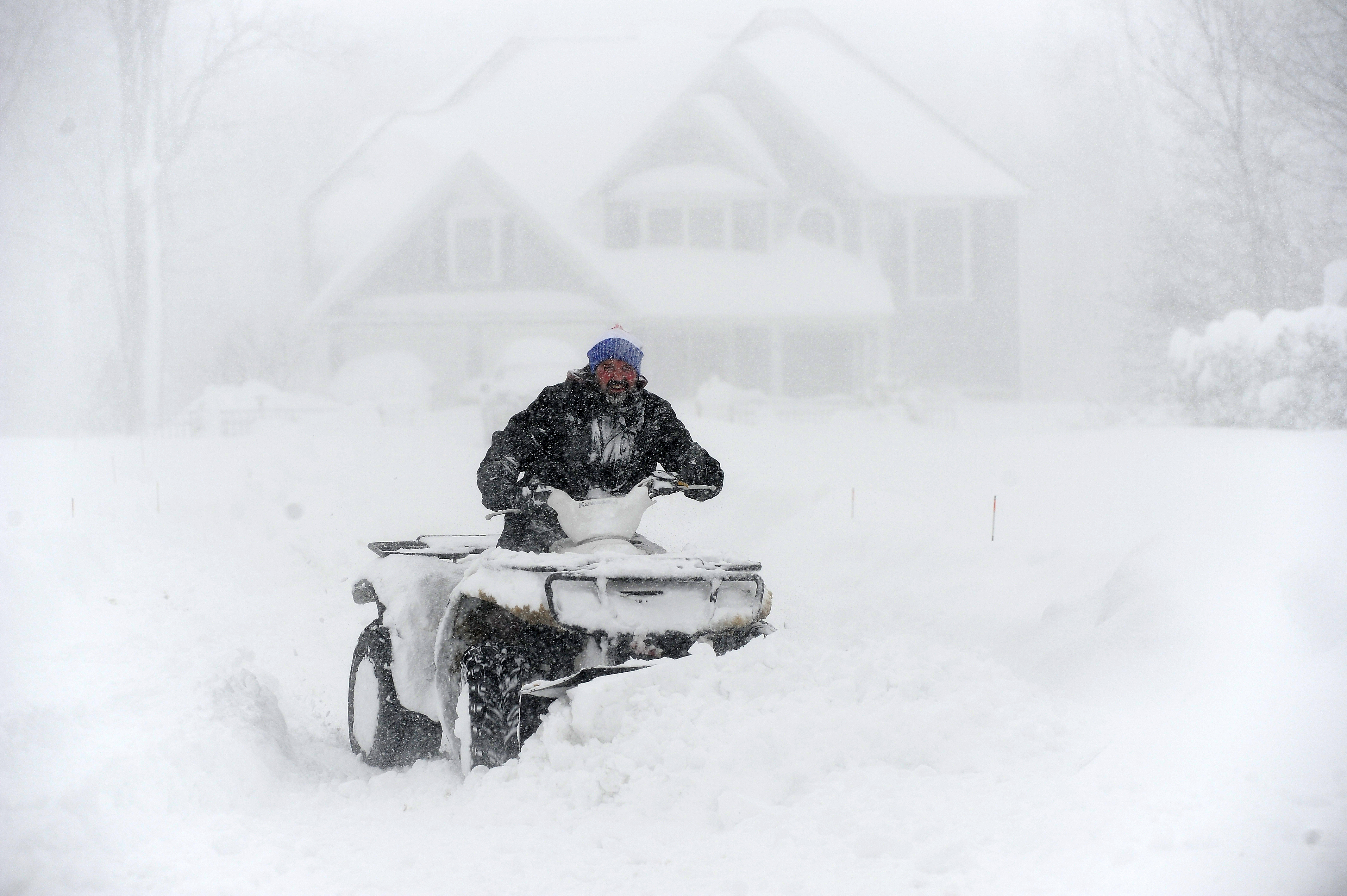 Intense Winter Storm Brings Multiple Feet Of Lake Effect Snow To Buffalo Area