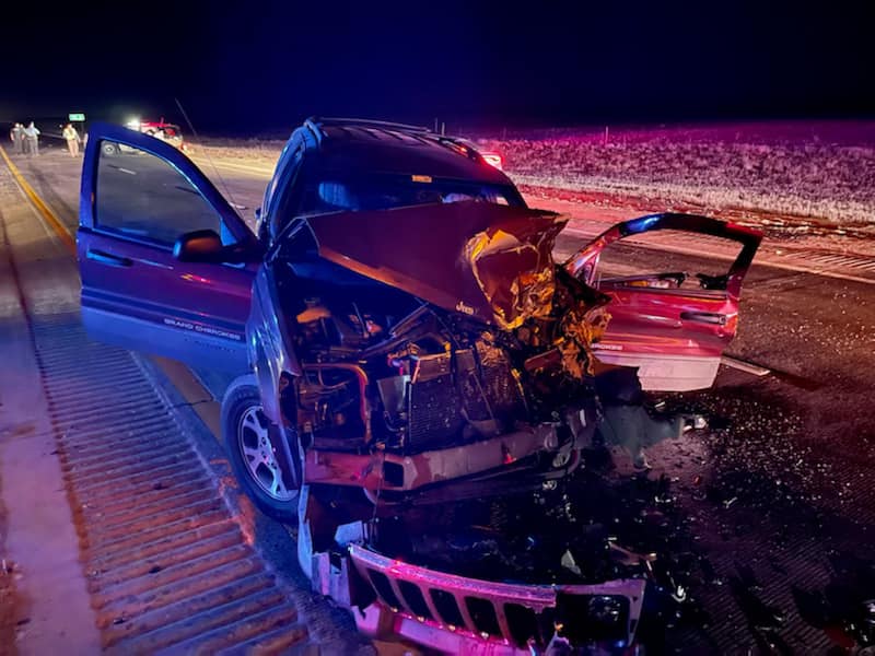 Deputy uses patrol vehicle to stop wrong-way driver on highway