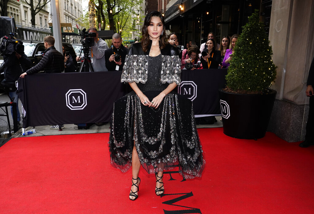Gemma Chan attends The 2022 Met Gala Celebrating 'In America: An Anthology  of Fashion' at The