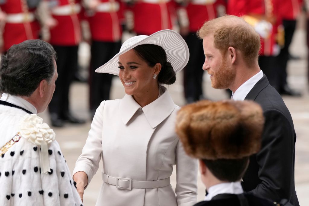 Photos: British royals, minus Queen Elizabeth, attend Platinum Jubilee church service