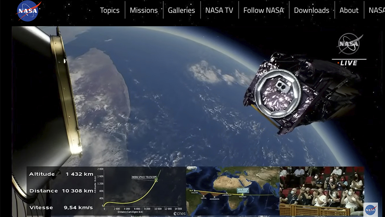NASA launches James Webb Space Telescope