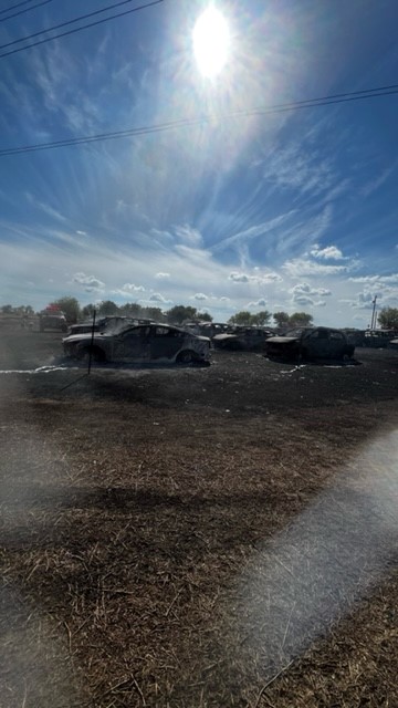 73 cars destroyed by fire, explosions at pumpkin patch