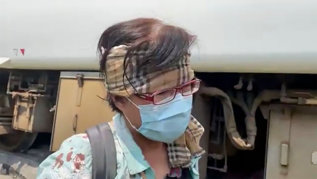 Photos: Train derails in Taiwan, killing at least 48 and injuring dozens