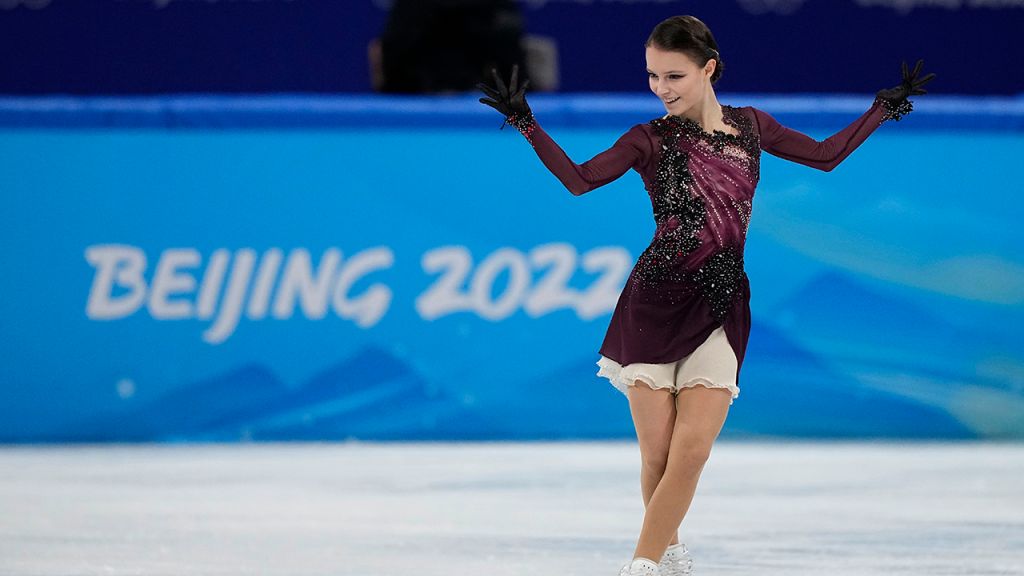 Women's free skate program at the Beijing Olympics