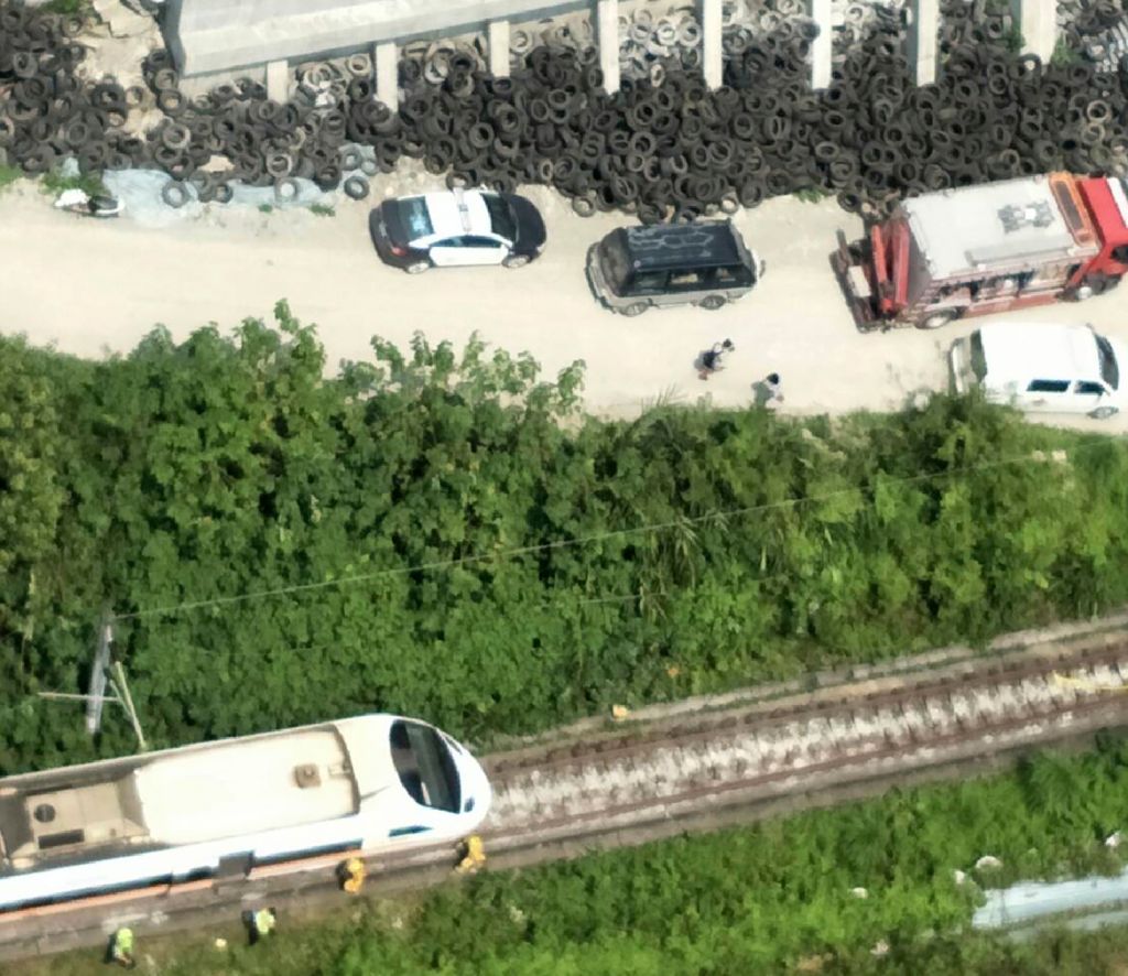 Photos: Train derails in Taiwan, killing at least 48 and injuring dozens