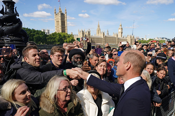 King Charles III, Prince William surprise mourners
