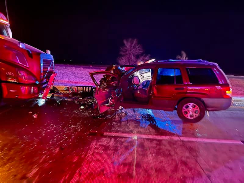 Deputy uses patrol vehicle to stop wrong-way driver on highway