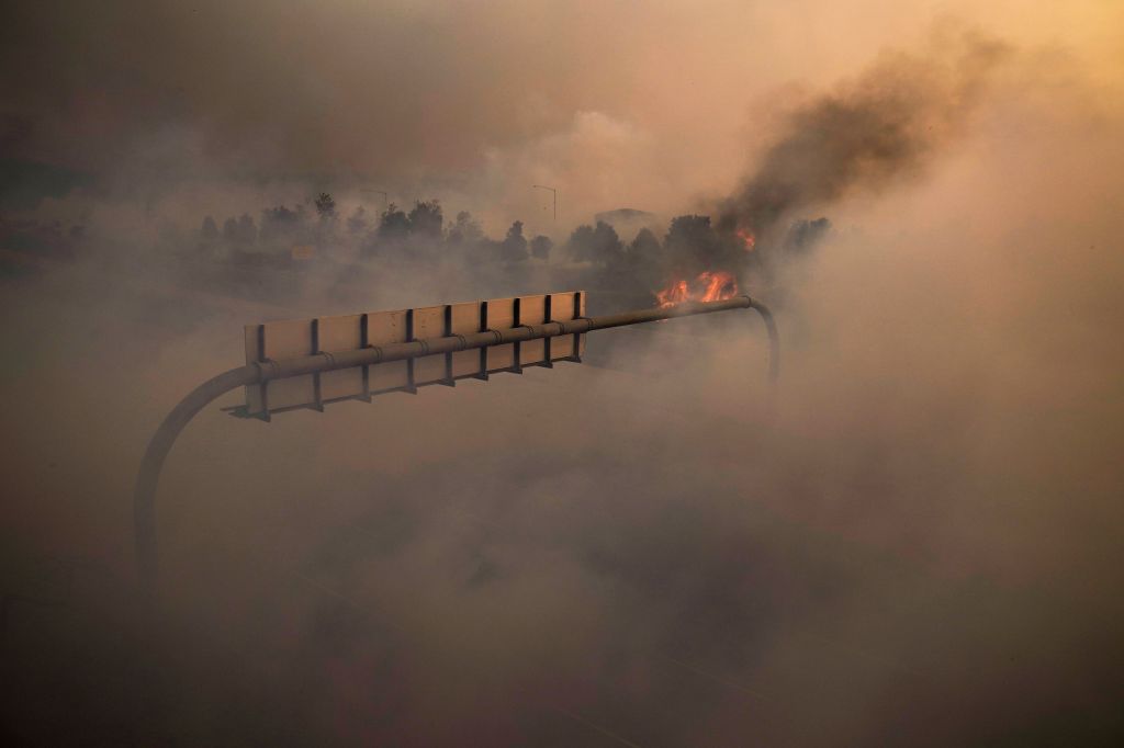 Photos: Silverado Fire in Southern California forces thousands to evacuate