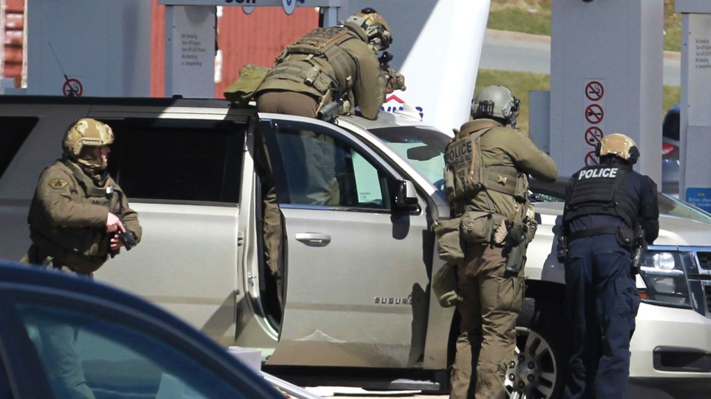 At least 19 dead, including policewoman, in Canada’s deadliest mass shooting in history