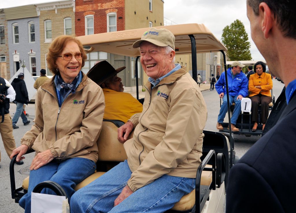 Jimmy Carter and Rosalynn Carter in 2010
