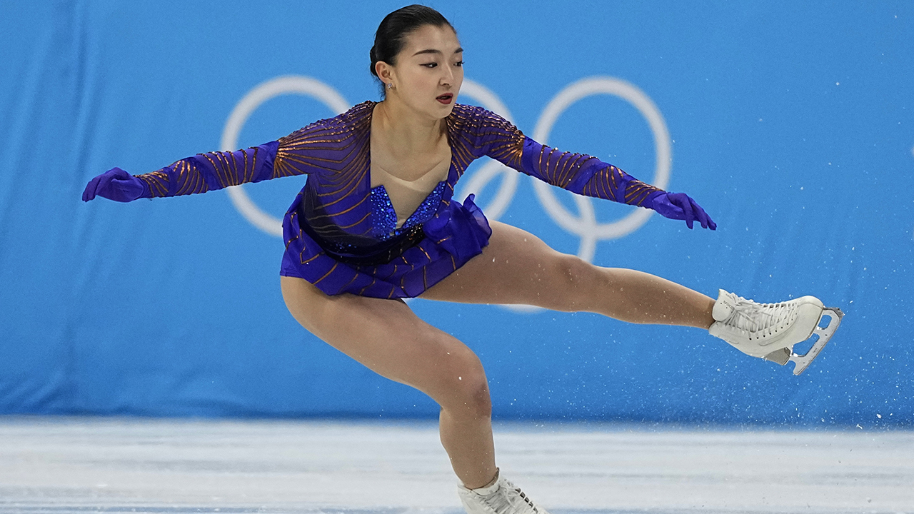 Women's free skate program at the Beijing Olympics