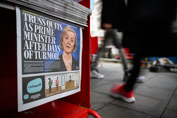 Photos: Liz Truss resigns as British prime minister