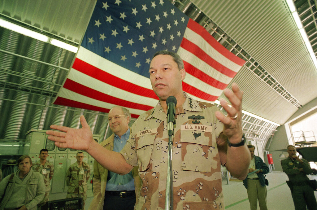Gen. Colin Powell through the years