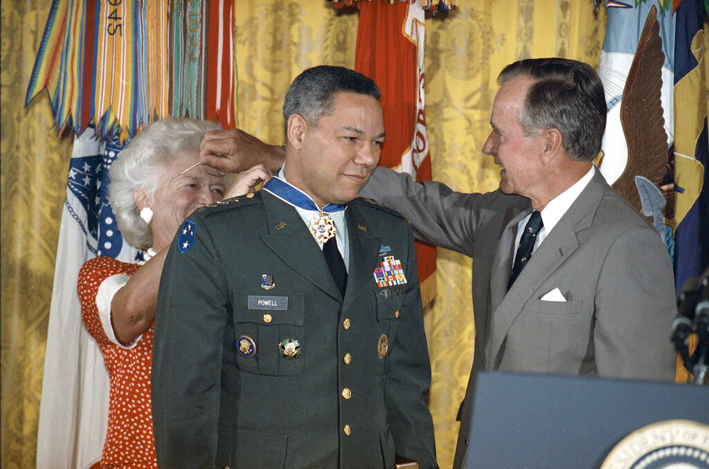 Gen. Colin Powell through the years