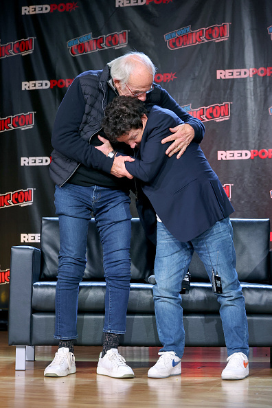 Photos: Michael J. Fox, Christopher Lloyd reunite at New York Comic Con