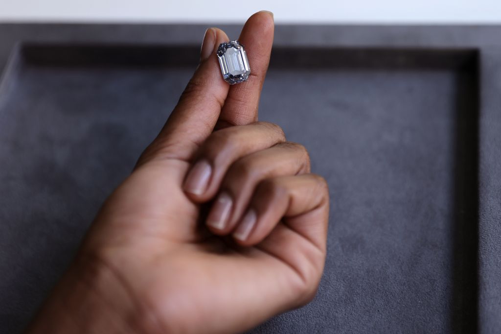 Photos: Rare 15.1-carat blue diamond fetches nearly $57.5M at auction