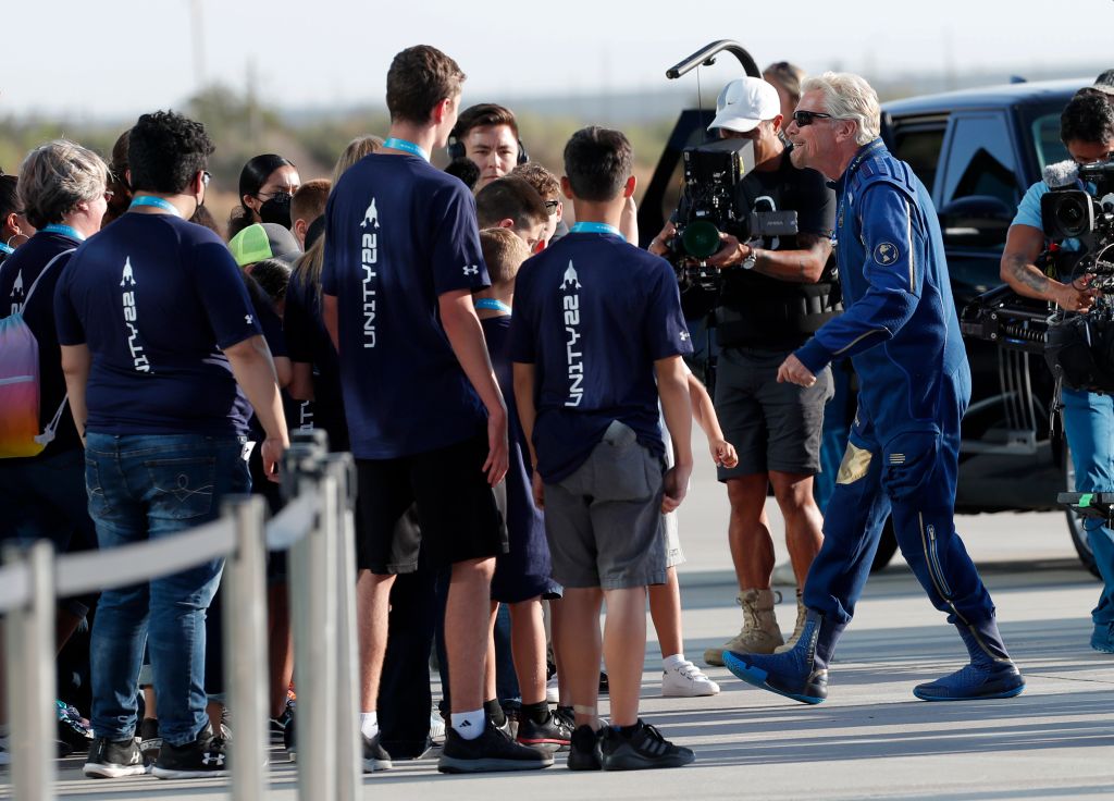 Richard Branson launches into space