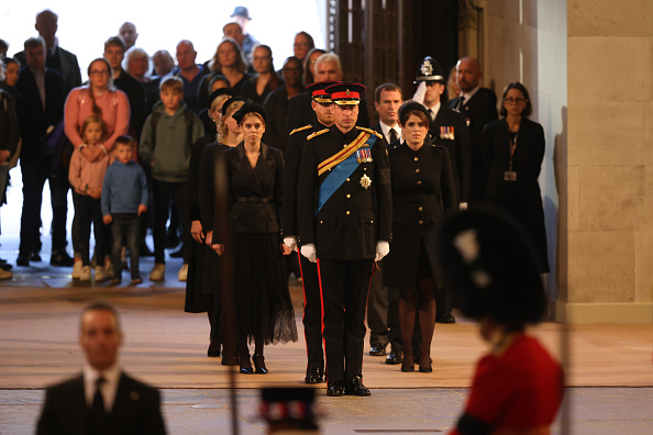 William, Harry, cousins stand vigil by Queen Elizabeth II's coffin