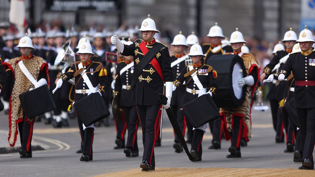 Photos: Crowds gather ahead of Queen Elizabeth II's coffin procession