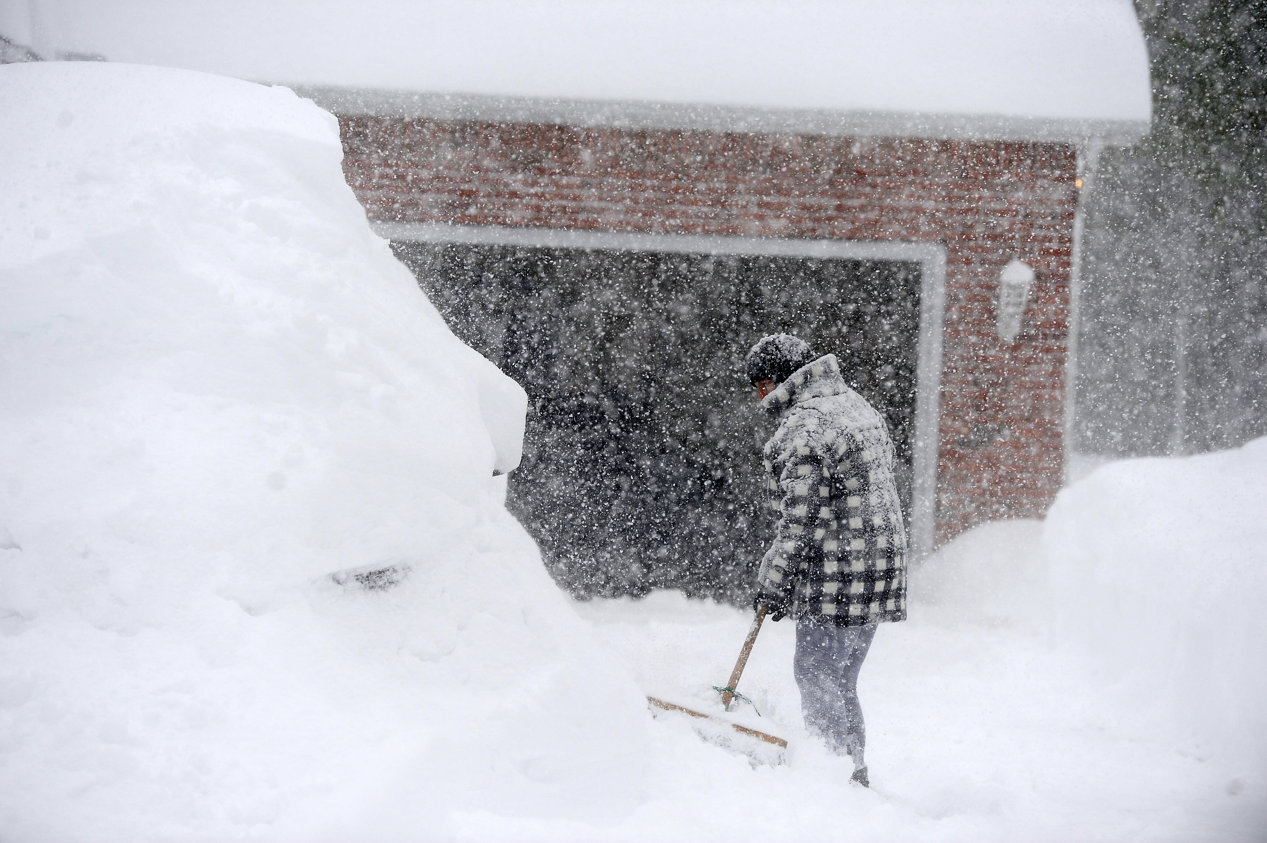 Intense Winter Storm Brings Multiple Feet Of Lake Effect Snow To Buffalo Area