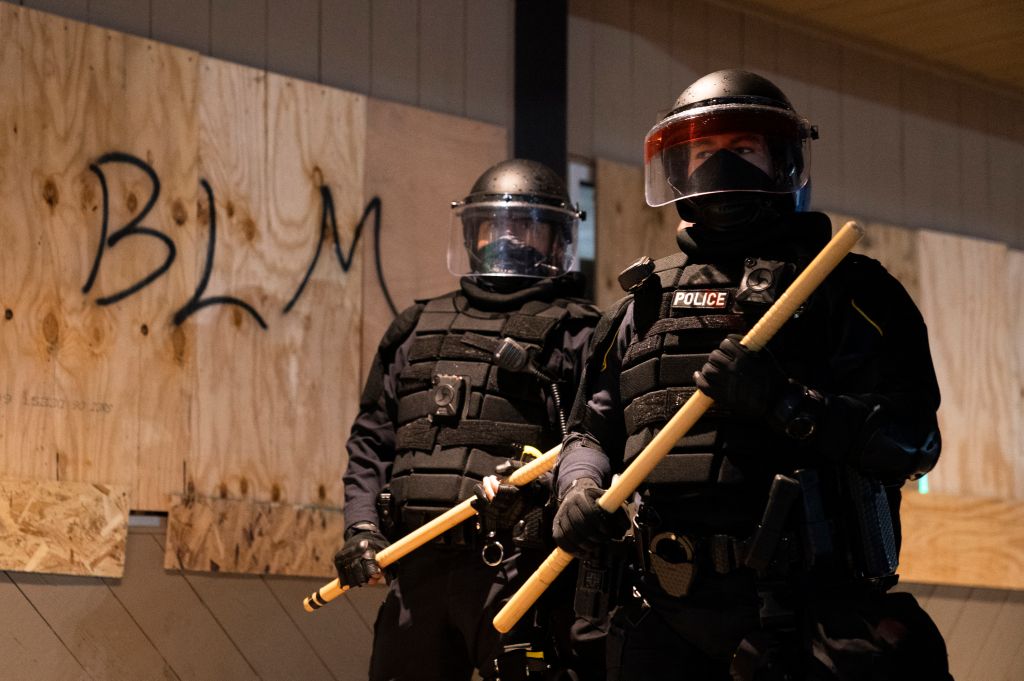 Photos: Protests continue in Minnesota after fatal police shooting of Daunte Wright