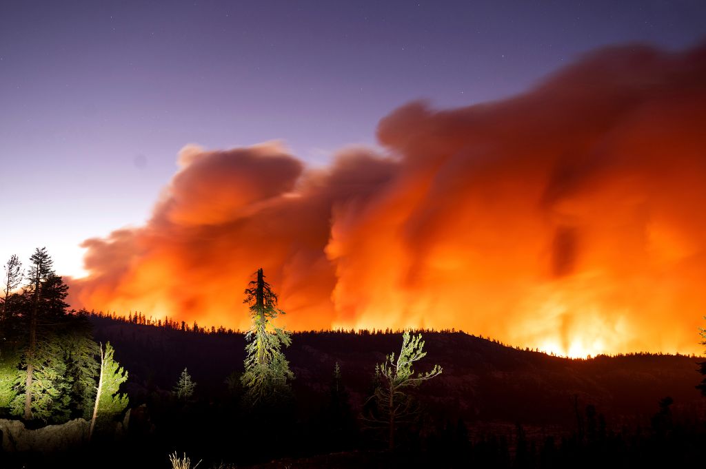 Photos: California's Caldor Fire triggers evacuations near Lake Tahoe