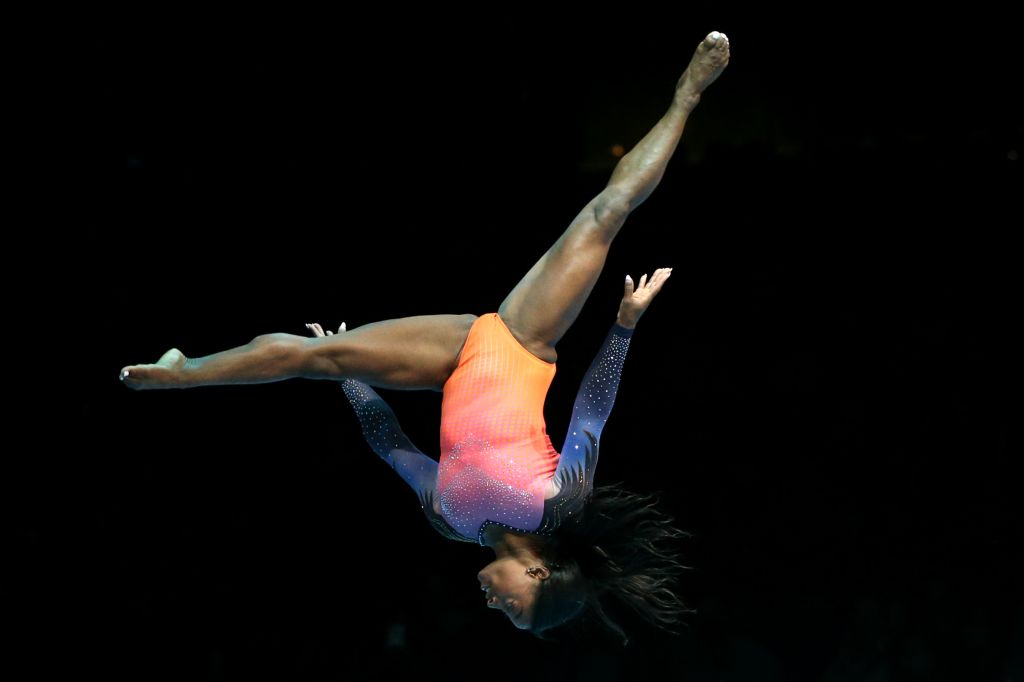 Photos: Simone Biles, other gymnasts dazzle crowds during Gold Over America Tour
