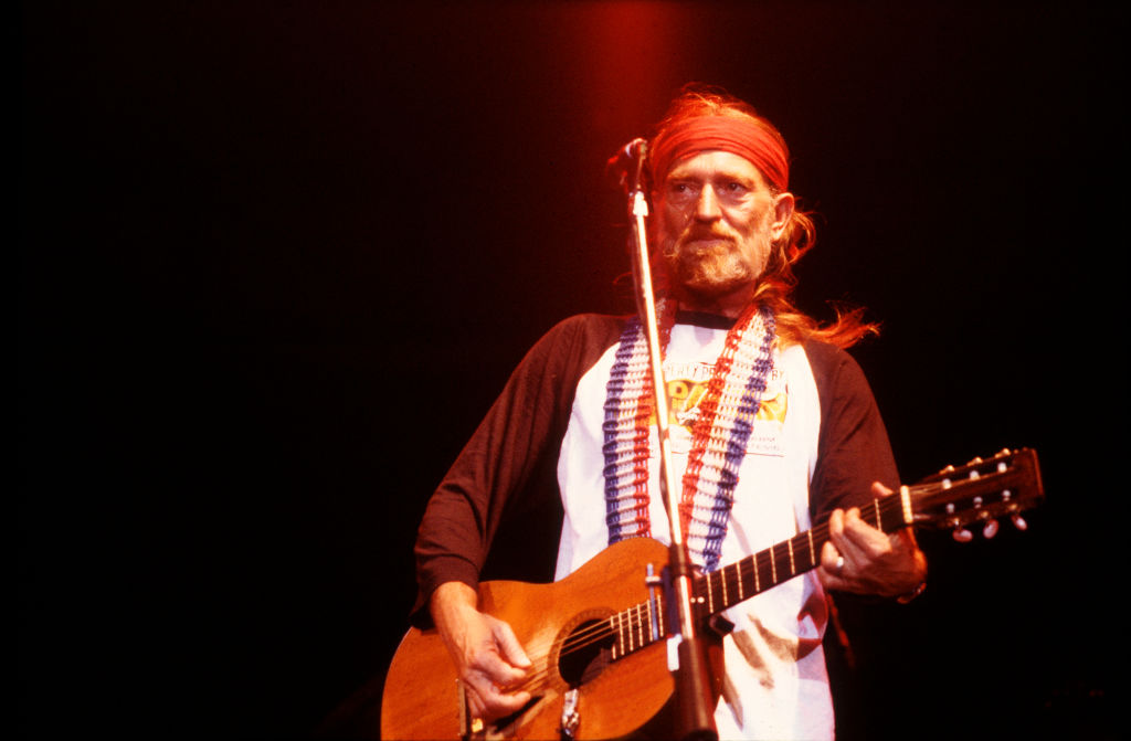 Willie Nelson Performing Onstage